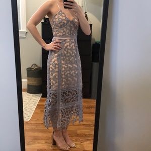 Elliatt Crochet Maxi Dress XXS